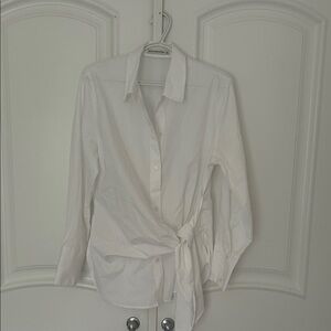 Abercrombie & Fitch White Button Down Shirt